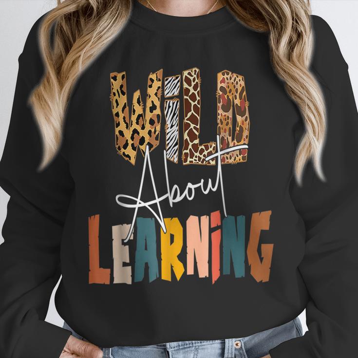 Wild About Learning Teacher Back To School Teaching Unisex Sweatshirt, novelty gifts, funny gifts Wild About Learning Teacher Back To School Teaching Unisex Sweatshirt, novelty gifts, funny gifts