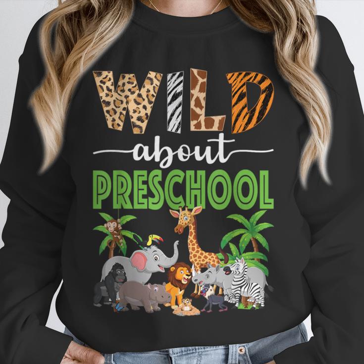 Wild About Preschool Teacher Student Preschool Zoo Safari Unisex Sweatshirt, novelty gifts, funny gifts Wild About Preschool Teacher Student Preschool Zoo Safari Unisex Sweatshirt, novelty gifts, funny gifts