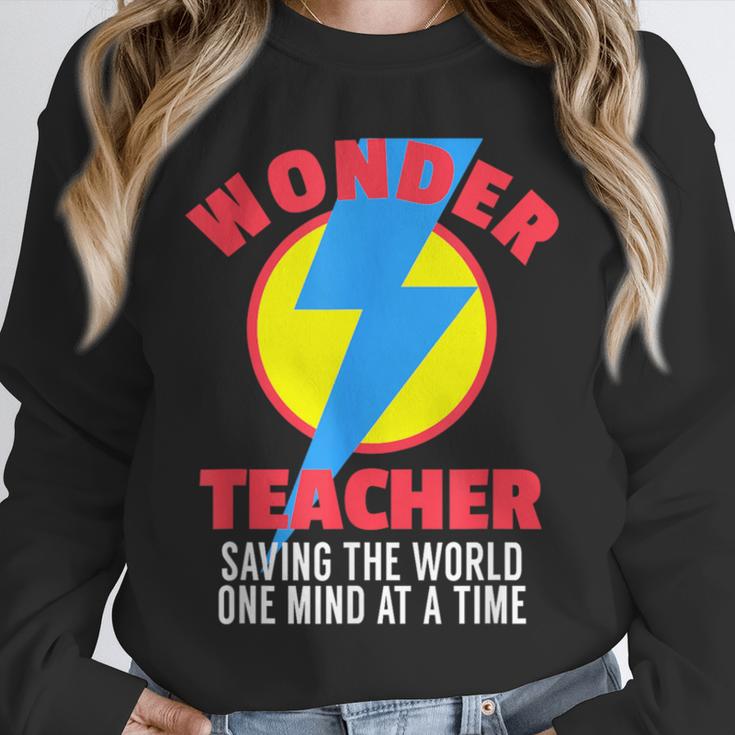 Wonder Teacher Costume Shirt Teacher Halloween Costume Tee Unisex Sweatshirt, novelty gifts, funny gifts Wonder Teacher Costume Shirt Teacher Halloween Costume Tee Unisex Sweatshirt, novelty gifts, funny gifts