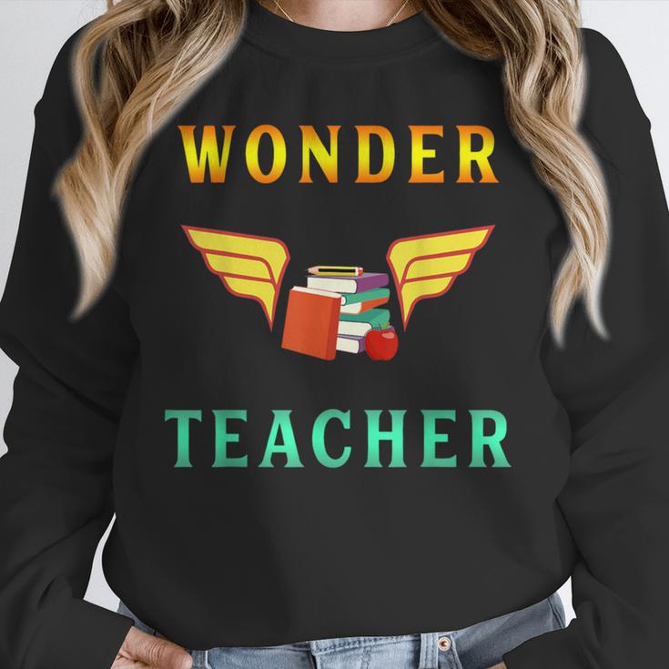 Wonder Teacher Instructor Professor Proud Literature Men Women Girls Kids T-Shirt Unisex Sweatshirt, novelty gifts, funny gifts