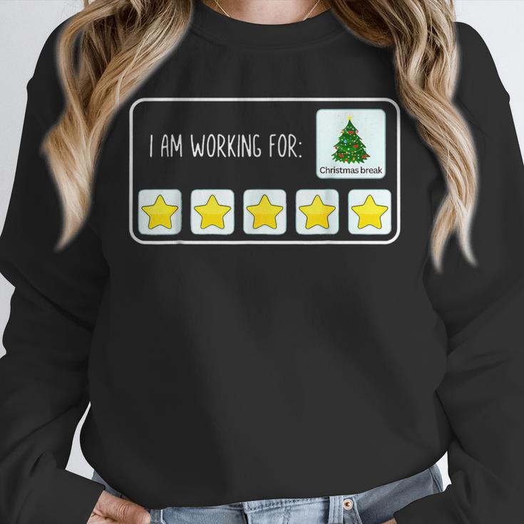 I Am Working For Christmas Break Teacher Christmas Unisex Sweatshirt, novelty gifts, funny gifts