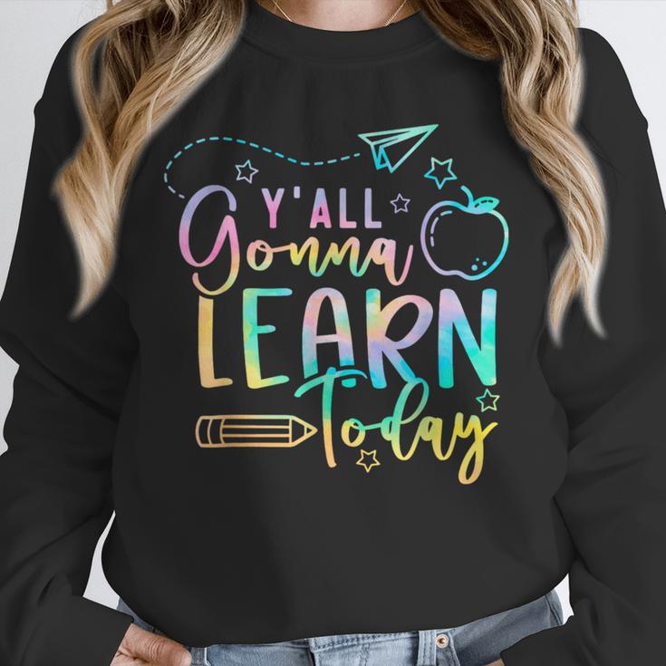 Y'All Gonna Learn Today Back To School Teacher Kids Unisex Sweatshirt, novelty gifts, funny gifts
