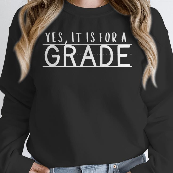 Yes It Is For A Grade Teacher Student Testing Day Matching Unisex Sweatshirt, novelty gifts, funny gifts Yes It Is For A Grade Teacher Student Testing Day Matching Unisex Sweatshirt, novelty gifts, funny gifts