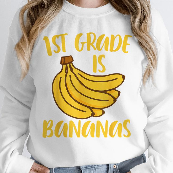 1st Grade Is Bananas Teacher Teaching Back To School Unisex Sweatshirt, novelty gifts, funny gifts 1st Grade Is Bananas Teacher Teaching Back To School Unisex Sweatshirt, novelty gifts, funny gifts