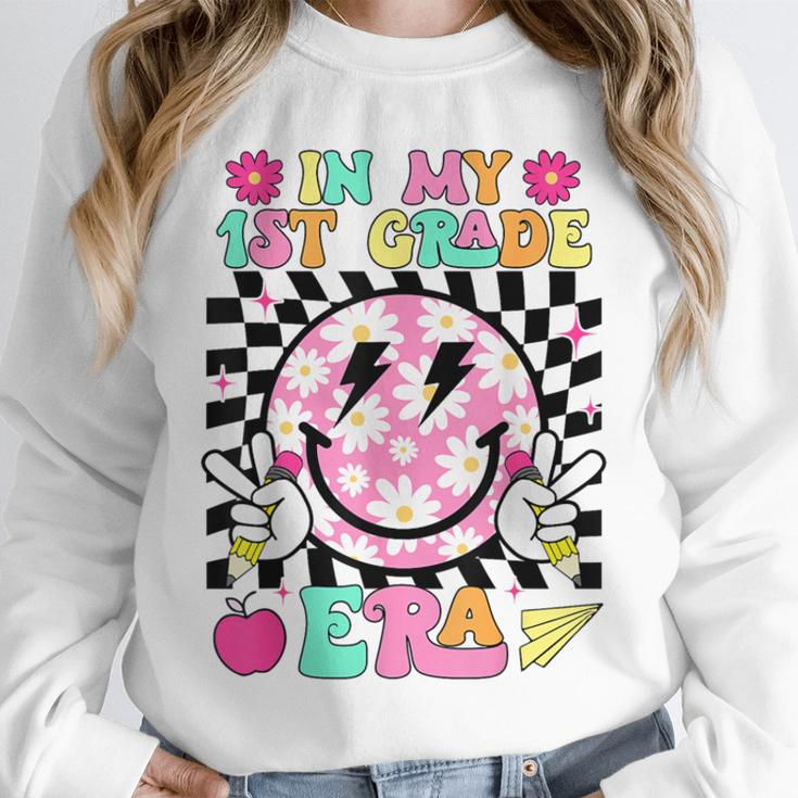 In My 1st Grade Era Smile Face Back To School Teacher Kid Unisex Sweatshirt, novelty gifts, funny gifts In My 1st Grade Era Smile Face Back To School Teacher Kid Unisex Sweatshirt, novelty gifts, funny gifts