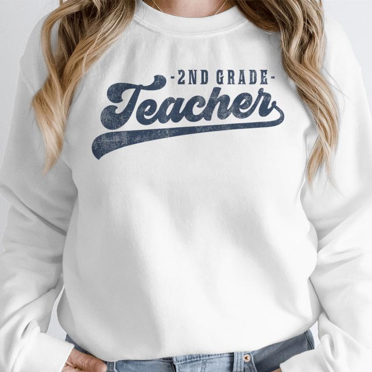 2nd Grade Teacher Cute Vintage Graphic Second Grade Teacher Men Women Unisex Sweatshirt, novelty gifts, funny gifts 2nd Grade Teacher Cute Vintage Graphic Second Grade Teacher Men Women Unisex Sweatshirt, novelty gifts, funny gifts