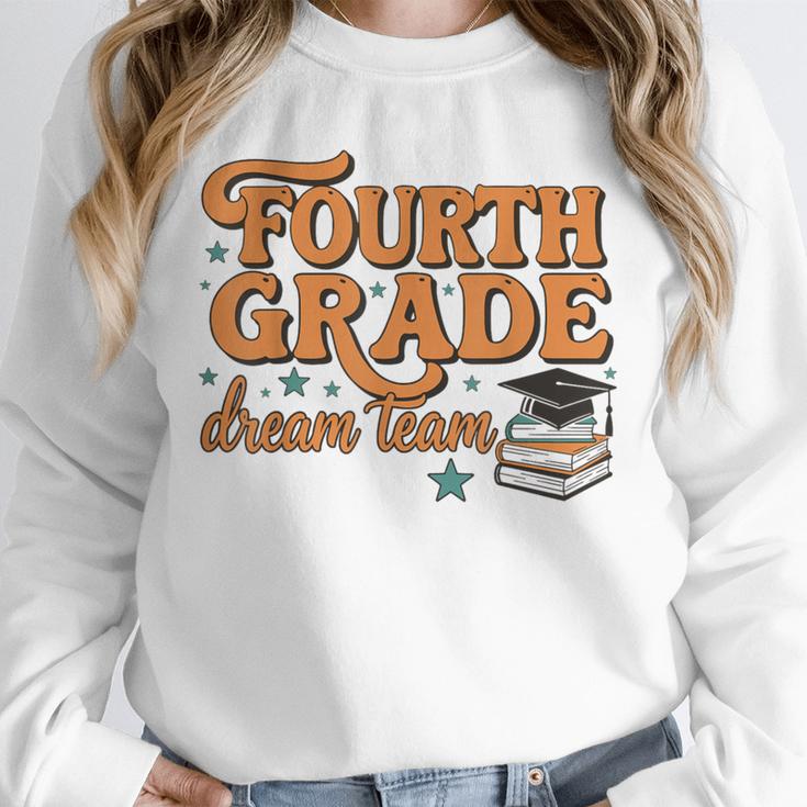 4th Grade Back To School Fourth Grade Dream Team Teacher Unisex Sweatshirt, novelty gifts, funny gifts 4th Grade Back To School Fourth Grade Dream Team Teacher Unisex Sweatshirt, novelty gifts, funny gifts