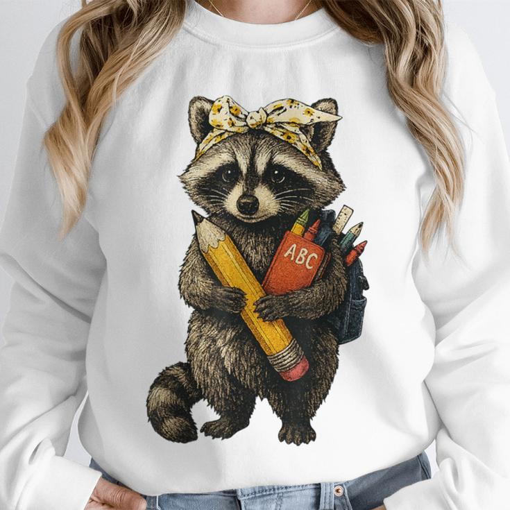 Back To School Raccoon Teachers Student Kids Unisex Sweatshirt, novelty gifts, funny gifts Back To School Raccoon Teachers Student Kids Unisex Sweatshirt, novelty gifts, funny gifts
