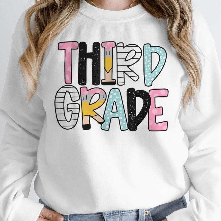 Back To School Third Grade Teacher First Day Of 3rd Grade Unisex Sweatshirt, novelty gifts, funny gifts Back To School Third Grade Teacher First Day Of 3rd Grade Unisex Sweatshirt, novelty gifts, funny gifts