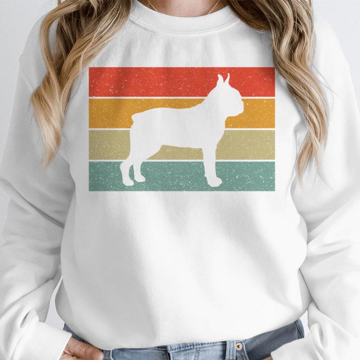 Boston Terrier Dog Lover Retro Vintage Cool For Dog Owner Unisex Sweatshirt, novelty gifts, funny gifts