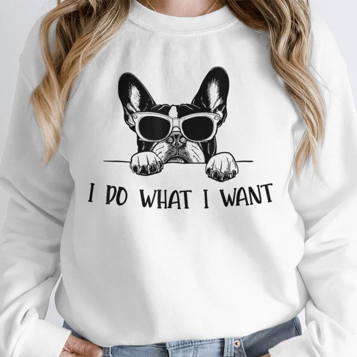 Boston Terrier Dog Owner I Do What I Want Pet Unisex Sweatshirt, novelty gifts, funny gifts