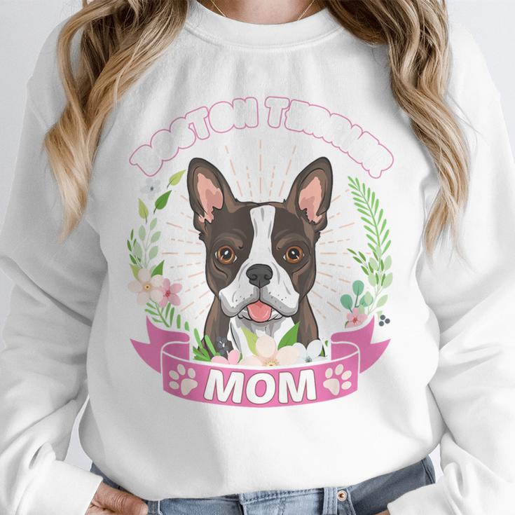 Boston Terrier Mom Mother's Day Unisex Sweatshirt, novelty gifts, funny gifts