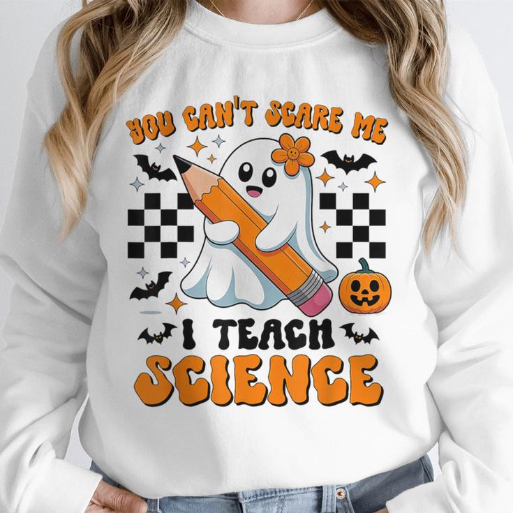 You Can't Scare Me I Teach Science Retro Teacher Halloween Unisex Sweatshirt, novelty gifts, funny gifts You Can't Scare Me I Teach Science Retro Teacher Halloween Unisex Sweatshirt, novelty gifts, funny gifts