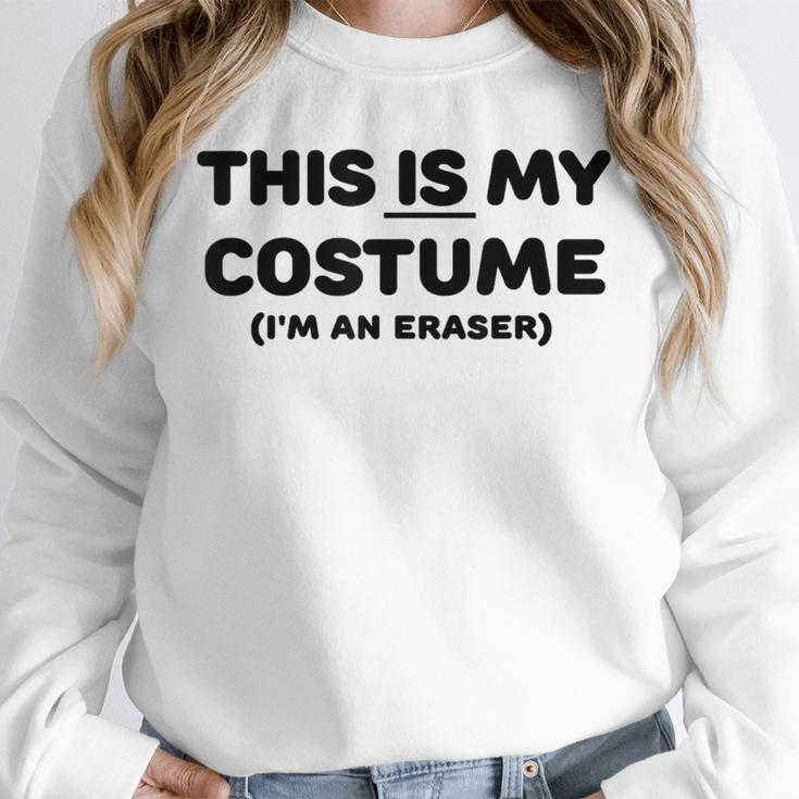 THIS IS MY COSTUME Eraser Teacher Halloween Costume Unisex Sweatshirt, novelty gifts, funny gifts THIS IS MY COSTUME Eraser Teacher Halloween Costume Unisex Sweatshirt, novelty gifts, funny gifts