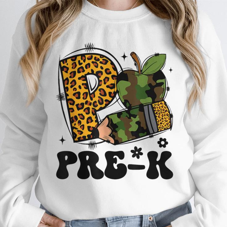 Cute Camo Pre K Back To School Teacher Kid Preschool Unisex Sweatshirt, novelty gifts, funny gifts Cute Camo Pre K Back To School Teacher Kid Preschool Unisex Sweatshirt, novelty gifts, funny gifts