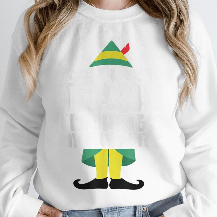 Duble2t I Just Like To Teach Teachings My Favorite Elf Teacher -Adults & -Kids Red Short Sleeve Unisex Sweatshirt, novelty gifts, funny gifts