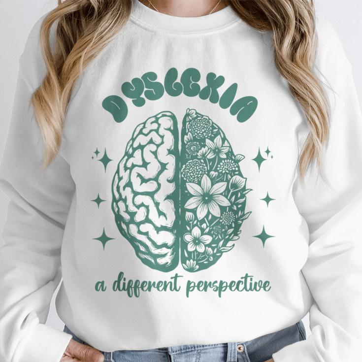 Dyslexia A Different Perspective Dyslexia Specialist Teacher Unisex Sweatshirt, novelty gifts, funny gifts