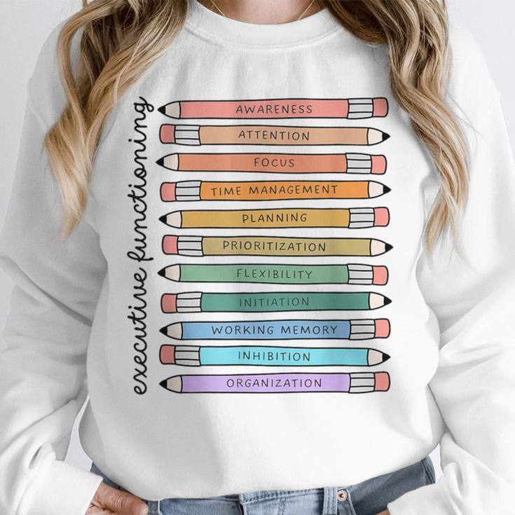 Executive Functioning Skills Back To School Sped Teacher SLP Unisex Sweatshirt, novelty gifts, funny gifts Executive Functioning Skills Back To School Sped Teacher SLP Unisex Sweatshirt, novelty gifts, funny gifts