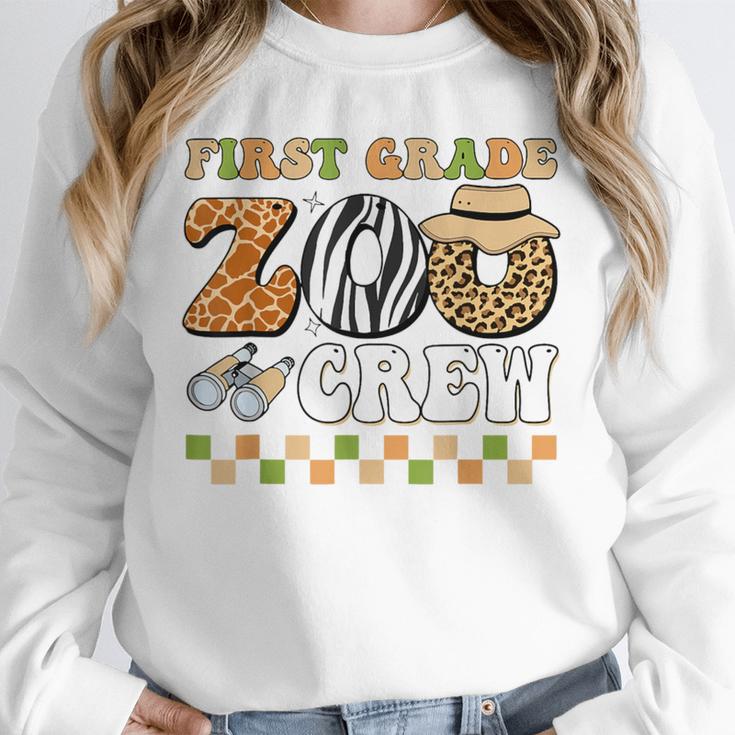 Field Zoo Trip Teacher First Grade Crew Back To School Unisex Sweatshirt, novelty gifts, funny gifts