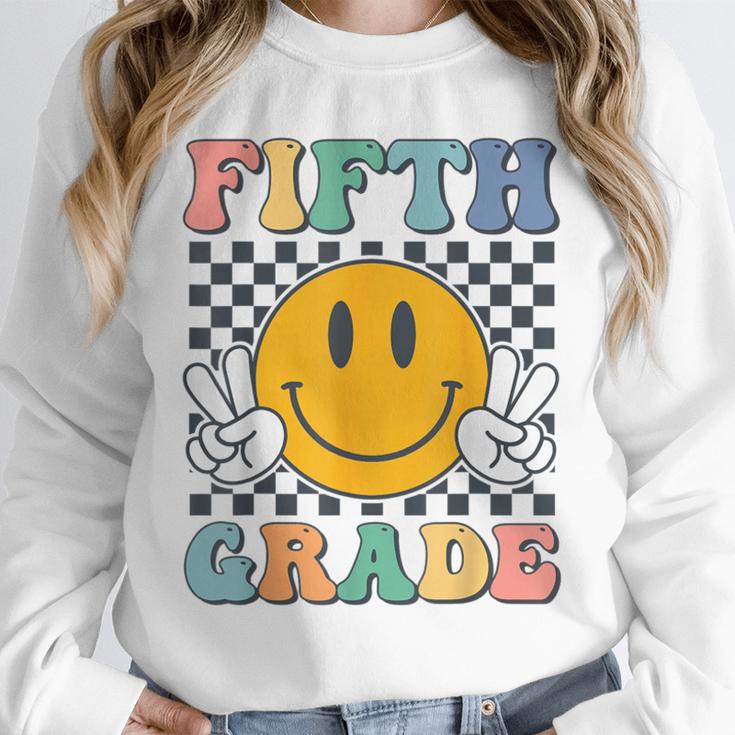 Fifth Grade Team Teachers Boys Girls Retro Smile 5th Grade Unisex Sweatshirt, novelty gifts, funny gifts Fifth Grade Team Teachers Boys Girls Retro Smile 5th Grade Unisex Sweatshirt, novelty gifts, funny gifts