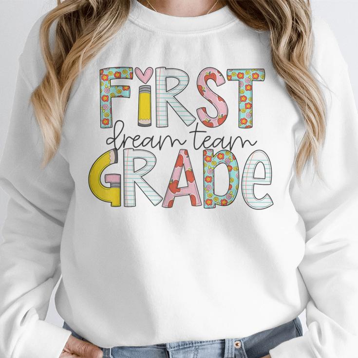 First Grade Dream Team Back To School 1st Grade Teacher Unisex Sweatshirt, novelty gifts, funny gifts First Grade Dream Team Back To School 1st Grade Teacher Unisex Sweatshirt, novelty gifts, funny gifts