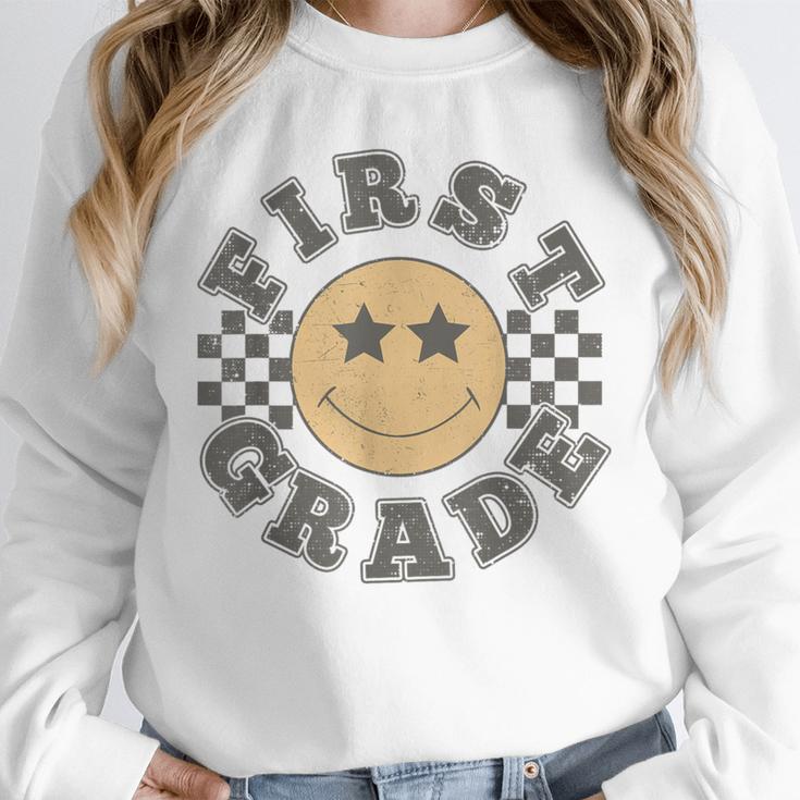 First Grade Teacher First Day Of 1st Grade Back To School Unisex Sweatshirt, novelty gifts, funny gifts First Grade Teacher First Day Of 1st Grade Back To School Unisex Sweatshirt, novelty gifts, funny gifts