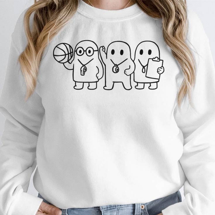 Ghost Costume Gym Physical Education Teacher PE Coach Unisex Sweatshirt, novelty gifts, funny gifts