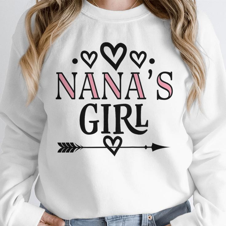 Granddaughter Nanas Girl Unisex Sweatshirt, novelty gifts, funny gifts