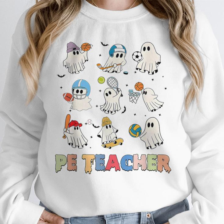 Halloween PE Teacher Spooky Physical Education Teacher Unisex Sweatshirt, novelty gifts, funny gifts Halloween PE Teacher Spooky Physical Education Teacher Unisex Sweatshirt, novelty gifts, funny gifts