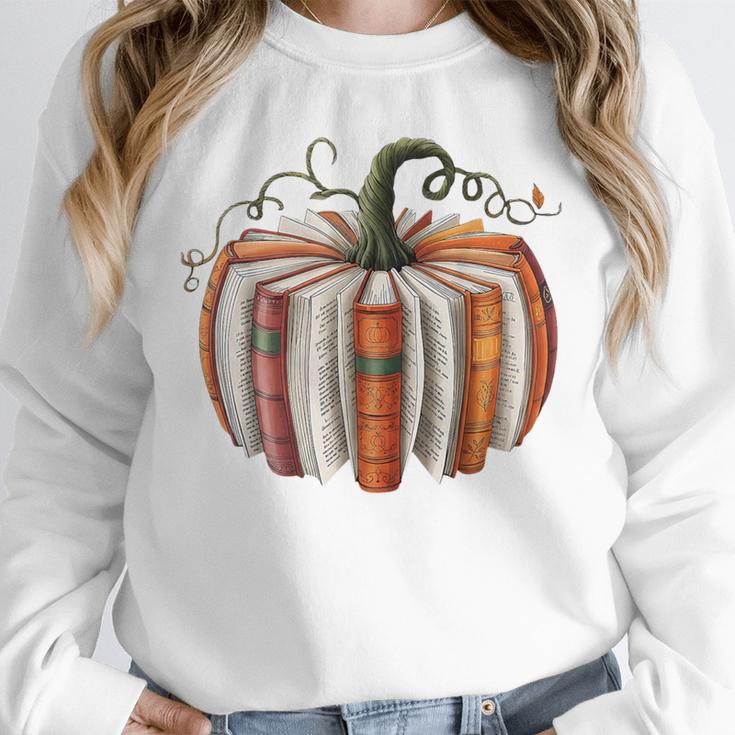 Halloween Teacher Librarians Fall Book Pumpkin Retro Reading Unisex Sweatshirt, novelty gifts, funny gifts Halloween Teacher Librarians Fall Book Pumpkin Retro Reading Unisex Sweatshirt, novelty gifts, funny gifts