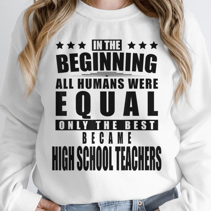 High School Teacher Personalized Unisex Sweatshirt, novelty gifts, funny gifts