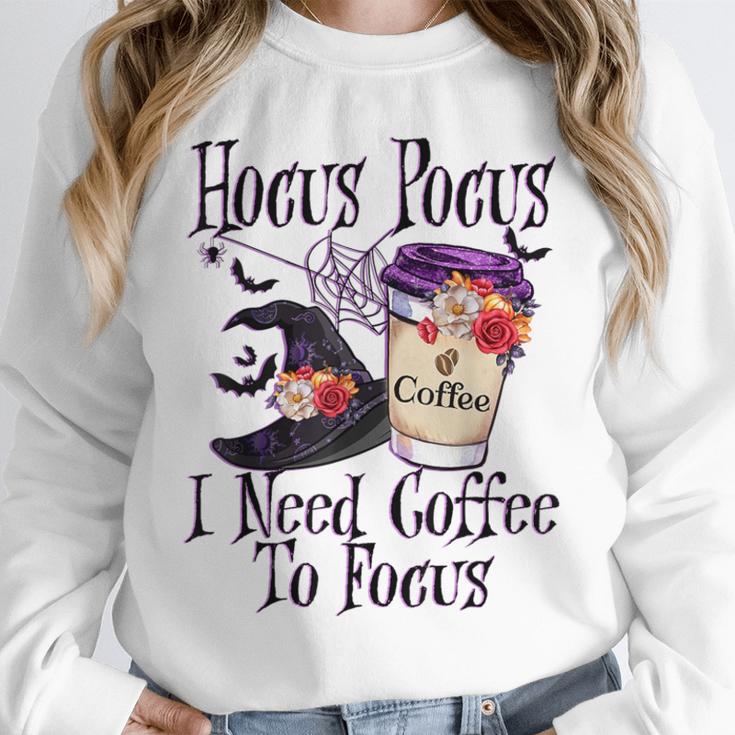 Hocus Pocus I Need Coffee To Focus Halloween Teacher Unisex Sweatshirt, novelty gifts, funny gifts Hocus Pocus I Need Coffee To Focus Halloween Teacher Unisex Sweatshirt, novelty gifts, funny gifts