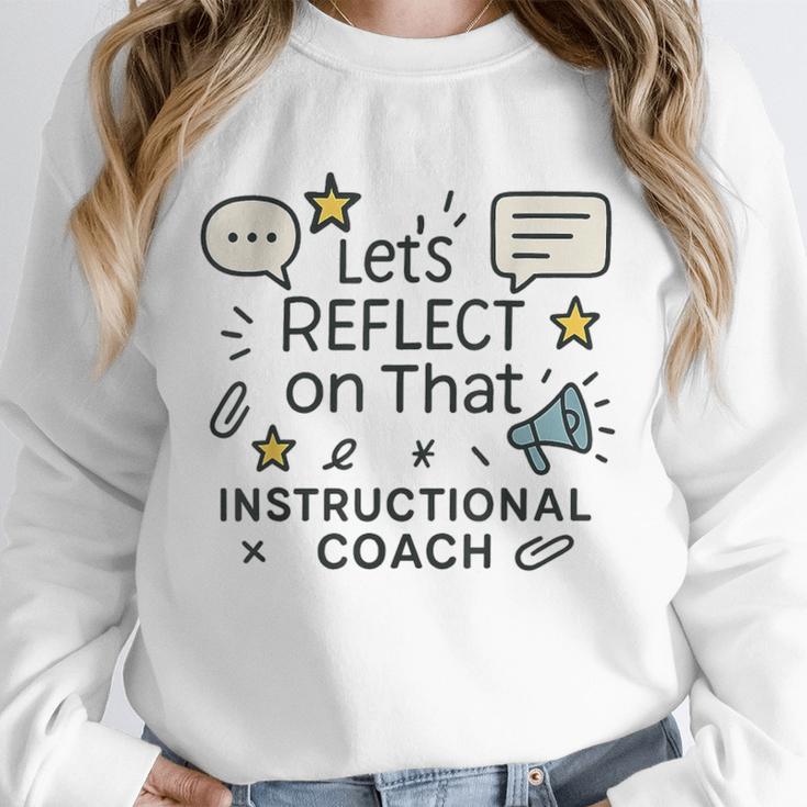 Instructional Coach Reflect Support Teachers Student Success Unisex Sweatshirt, novelty gifts, funny gifts Instructional Coach Reflect Support Teachers Student Success Unisex Sweatshirt, novelty gifts, funny gifts