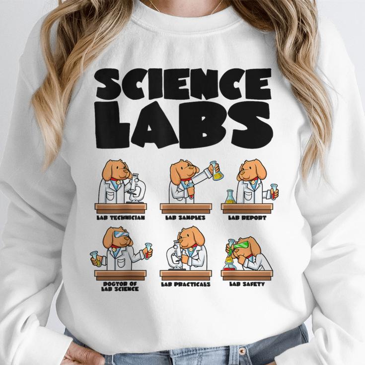 Labrador Retriever Science Labs Dog Lover Teacher Unisex Sweatshirt, novelty gifts, funny gifts