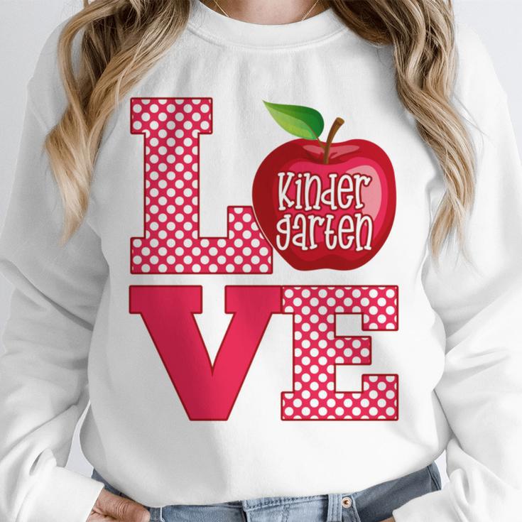 Love Kindergarten Cute Apple School Teacher Unisex Sweatshirt, novelty gifts, funny gifts Love Kindergarten Cute Apple School Teacher Unisex Sweatshirt, novelty gifts, funny gifts