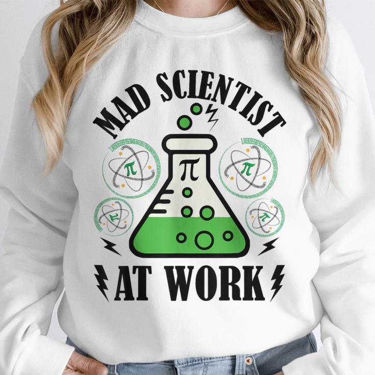 Mad Scientist Science Teacher Halloween Costume Teen Girls Unisex Sweatshirt, novelty gifts, funny gifts