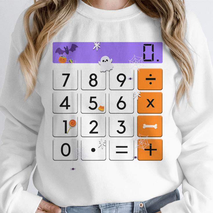 Math Teacher Halloween Costume Calculator Math Pun Unisex Sweatshirt, novelty gifts, funny gifts