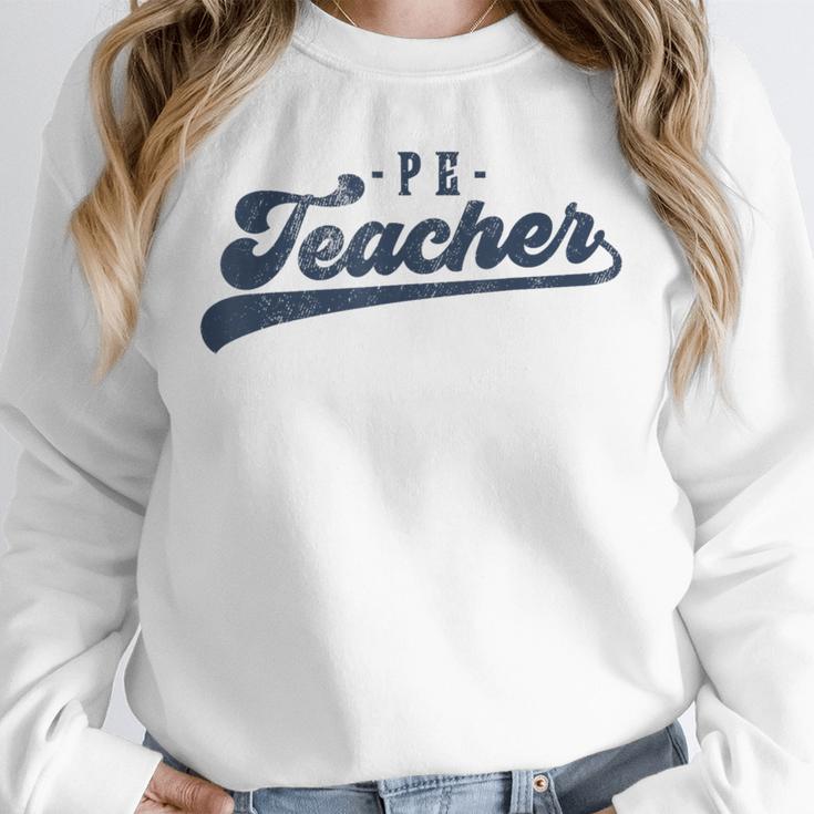 PE Teacher Cute Vintage Graphic Physical Education Teacher Unisex Sweatshirt, novelty gifts, funny gifts PE Teacher Cute Vintage Graphic Physical Education Teacher Unisex Sweatshirt, novelty gifts, funny gifts