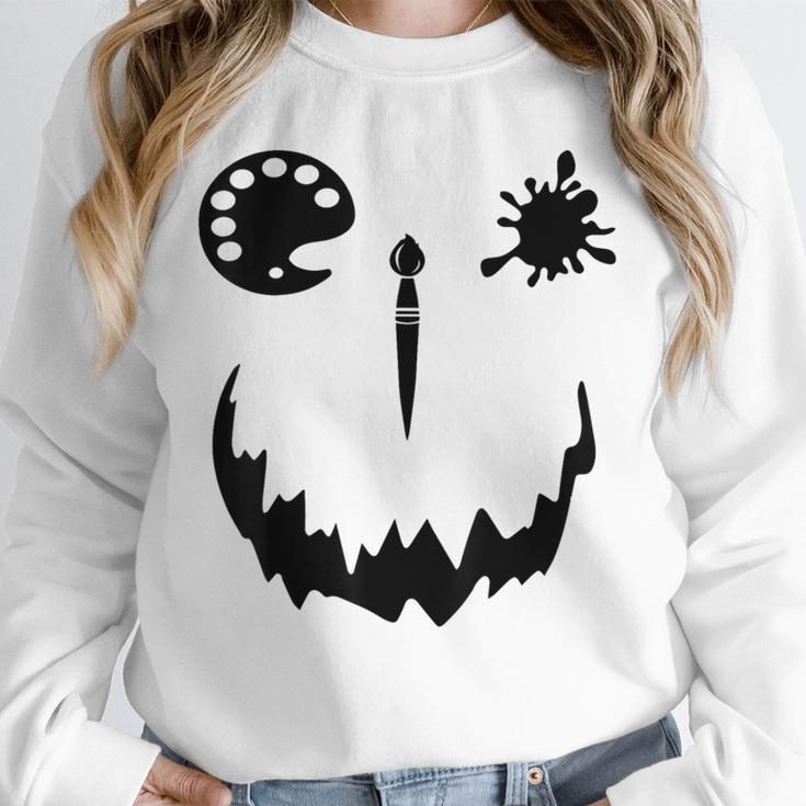 Pumpkin Artist Halloween Art Teacher Unisex Sweatshirt, novelty gifts, funny gifts Pumpkin Artist Halloween Art Teacher Unisex Sweatshirt, novelty gifts, funny gifts