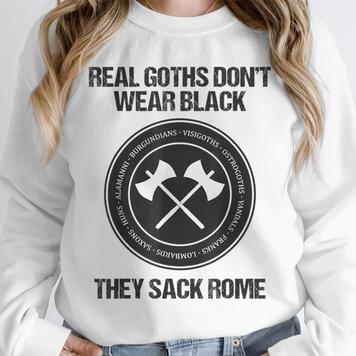 Real Goths Sack Rome History Teacher Unisex Sweatshirt, novelty gifts, funny gifts Real Goths Sack Rome History Teacher Unisex Sweatshirt, novelty gifts, funny gifts