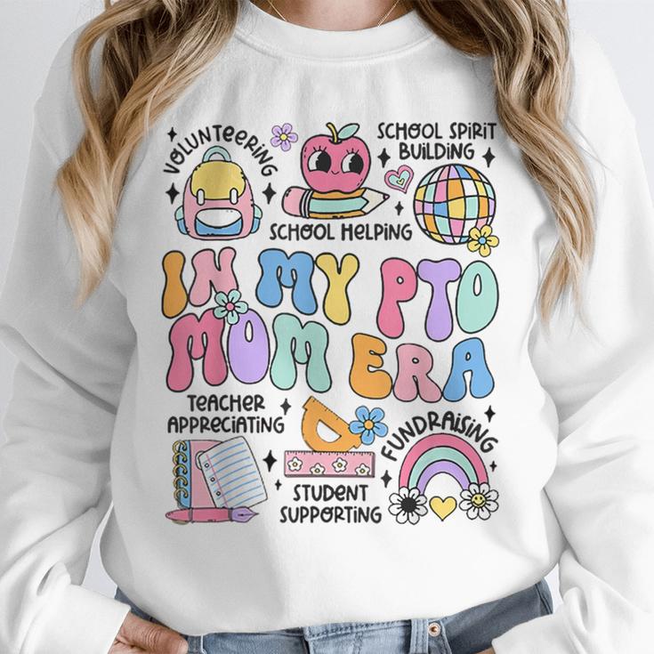 Retro In My PTO Mom Era Parent Organization Team Teacher Unisex Sweatshirt, novelty gifts, funny gifts Retro In My PTO Mom Era Parent Organization Team Teacher Unisex Sweatshirt, novelty gifts, funny gifts