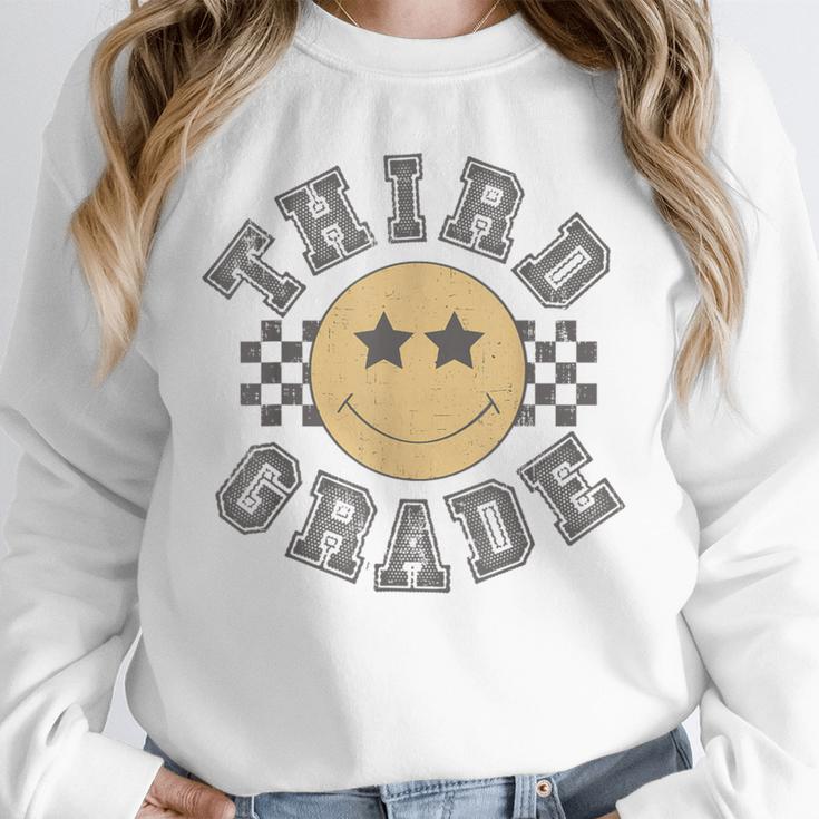 Retro Third Grade Teacher Student 1st Day Back To School Unisex Sweatshirt, novelty gifts, funny gifts Retro Third Grade Teacher Student 1st Day Back To School Unisex Sweatshirt, novelty gifts, funny gifts