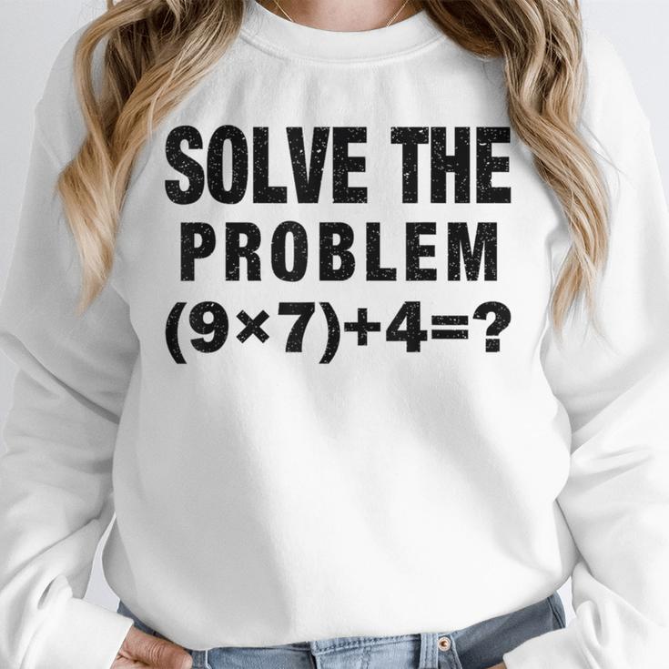 Solve The Problem 9×74 Math Teacher Unisex Sweatshirt, novelty gifts, funny gifts Solve The Problem 9×74 Math Teacher Unisex Sweatshirt, novelty gifts, funny gifts