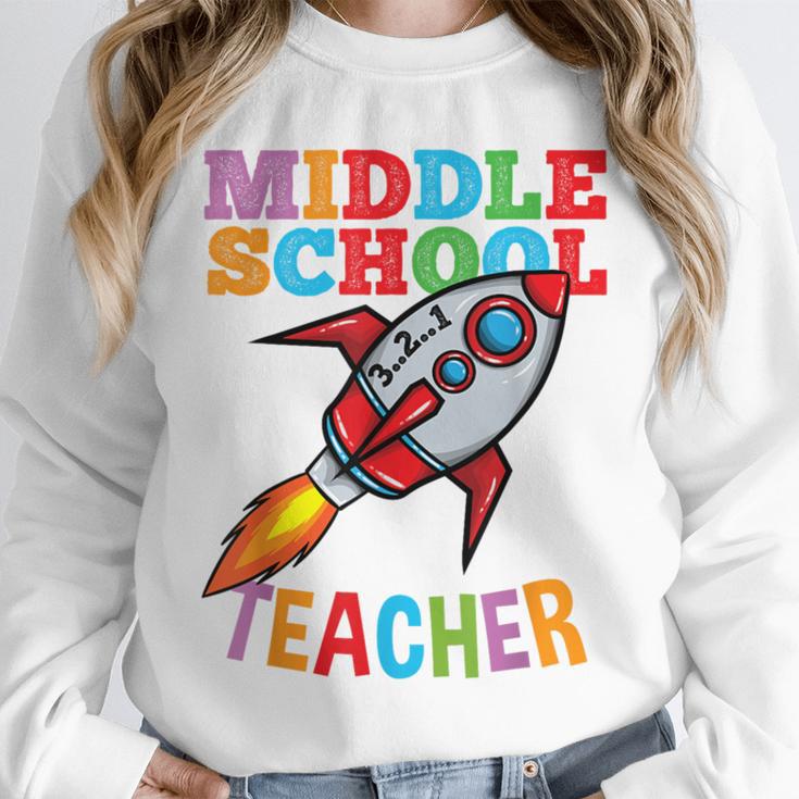 Space Middle School Teacher Back To School Men Women Kids Unisex Sweatshirt, novelty gifts, funny gifts Space Middle School Teacher Back To School Men Women Kids Unisex Sweatshirt, novelty gifts, funny gifts
