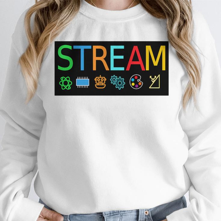 Stream Technology Robotics Shirt For Teachers And Students Premium Tri-Blend Unisex Sweatshirt, novelty gifts, funny gifts