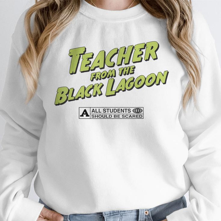 Teacher Halloween Tshirt Teacher From The Lagoon Men Women Unisex Sweatshirt, novelty gifts, funny gifts Teacher Halloween Tshirt Teacher From The Lagoon Men Women Unisex Sweatshirt, novelty gifts, funny gifts