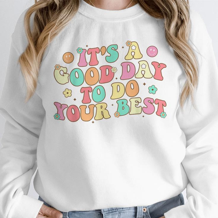 Teacher Testing Shirt It's A Good Day To Do Best Groovy Unisex Sweatshirt, novelty gifts, funny gifts Teacher Testing Shirt It's A Good Day To Do Best Groovy Unisex Sweatshirt, novelty gifts, funny gifts