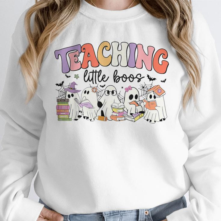Teaching My Little Boos Teacher Ghost Teacher Halloween For Men Women Kids Unisex Sweatshirt, novelty gifts, funny gifts