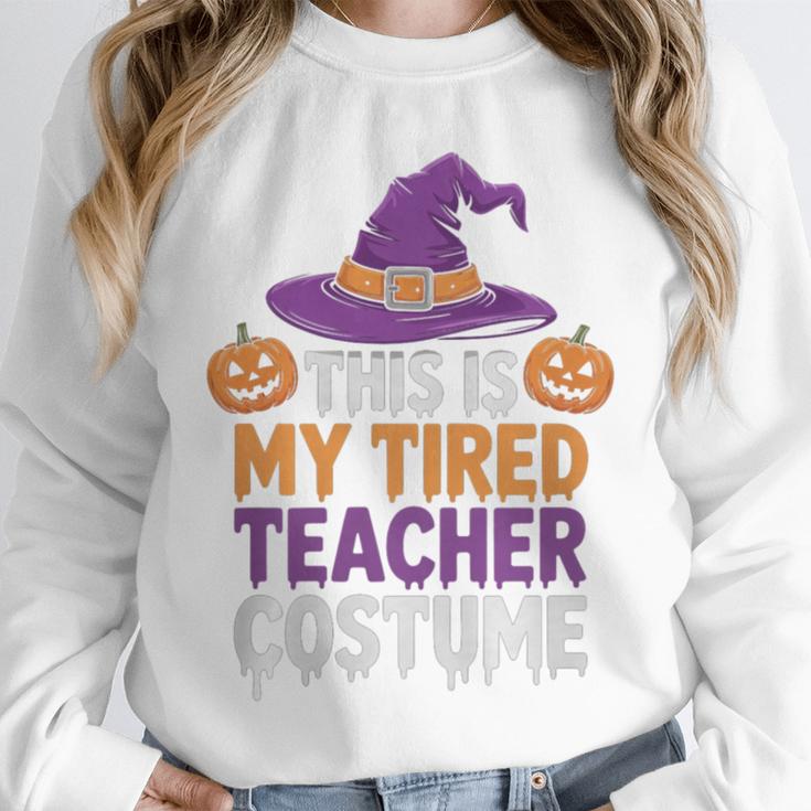 This Is My Tired Teacher Costume Halloween Premium Tri-Blend Unisex Sweatshirt, novelty gifts, funny gifts This Is My Tired Teacher Costume Halloween Premium Tri-Blend Unisex Sweatshirt, novelty gifts, funny gifts