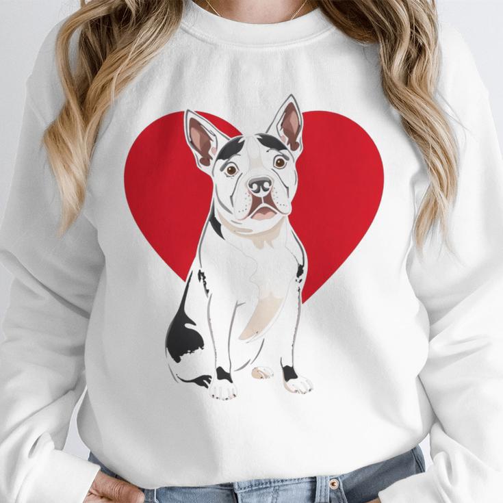 Valentine's Day Boston Terrier Lover Unisex Sweatshirt, novelty gifts, funny gifts